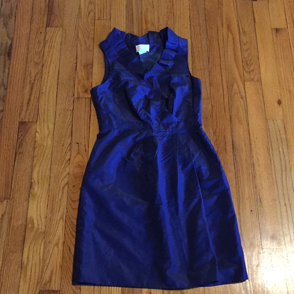 J. Crew Blakey dress in deep pacific